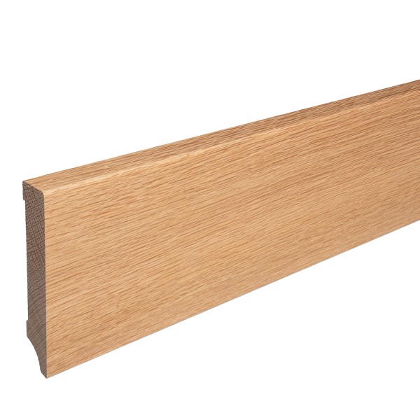 Skirting Solid Wood Oak Natural Oiled Weimar Profile Modern 100mm