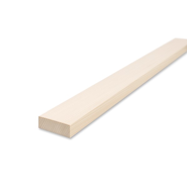 Smooth edge board - pine/spruce planed - 1.9 cm x 6 cm x 60 cm