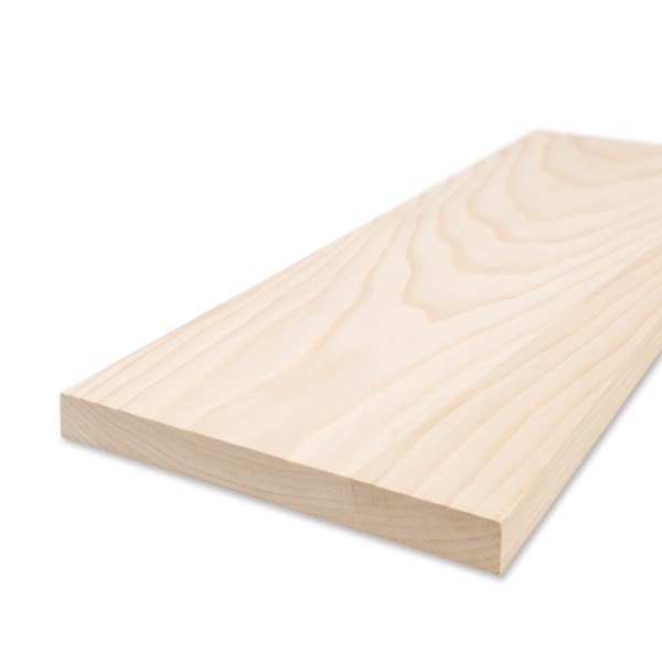 Smooth edge board - pine/spruce planed - 1.9 cm x 20 cm x 60 cm