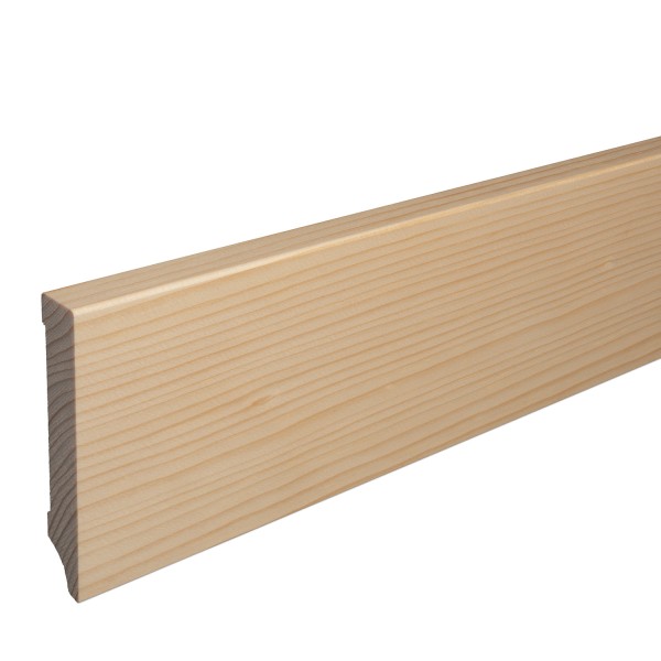 Solid Wood Skirting Spruce OILED Weimar Profile Modern Skirting 100mm