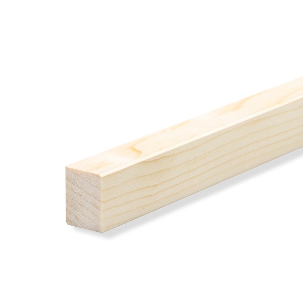 Front skirting board cover- end skirting spruce LACK 20x15x2300mm [SPARPAKET]