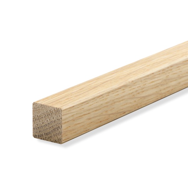 Square skirting board skirting oak LACK 20x20x2300mm [SPARPAKET]