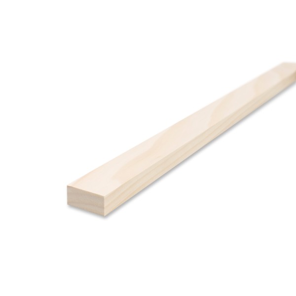 Gladde rand plank - grenen/spar geschaafd - 1,9 cm x 4,5 cm x 60 cm