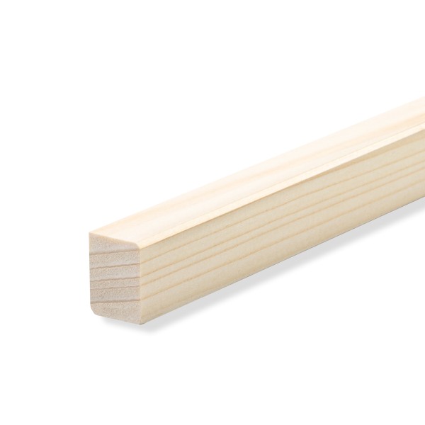 Vorsatzleiste Deck- Abschluss- Sockelleiste Fichte GEÖLT Massivholz 20x15x2300mm