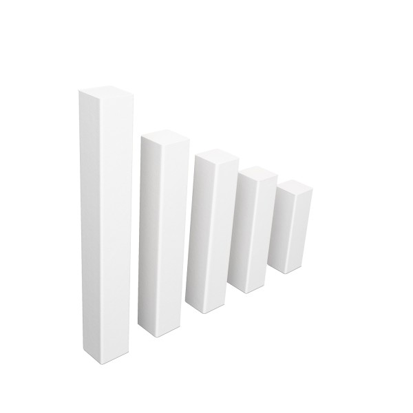 Universal baseboards corner block corner corner tower MDF WHITE [SPARPAKET]