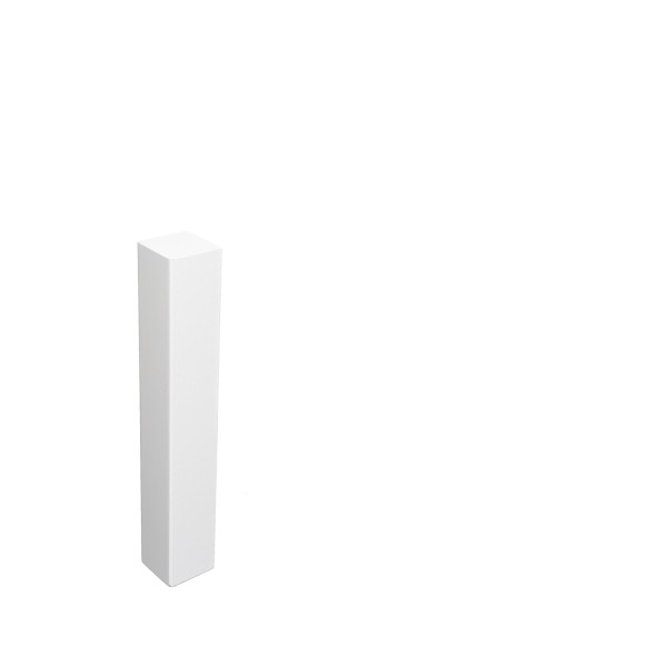 Universal corner block corner tower corner bar beech WHITE 125mm
