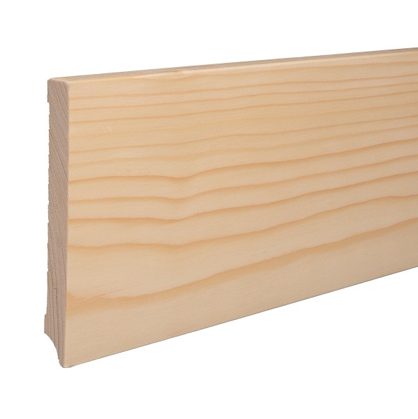 Solid Wood Skirting Spruce OILED Weimar Profile Modern Skirting 150mm