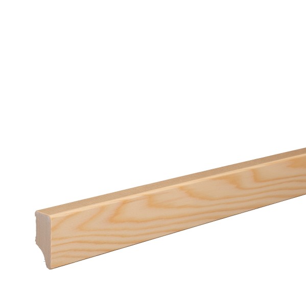 Solid Wood Skirting Spruce LACQUERED Weimar Profile Modern Skirting 40mm