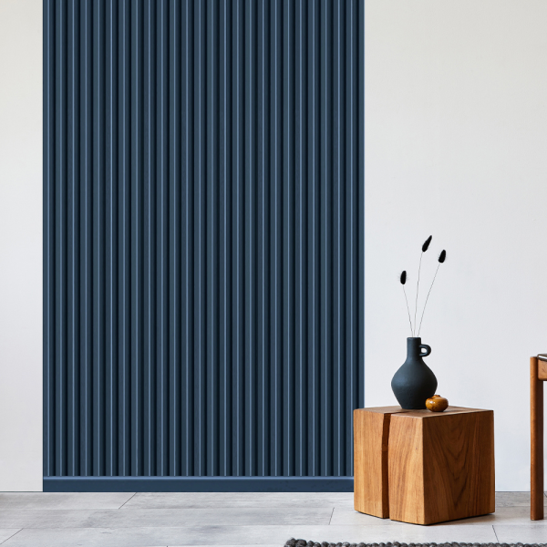 REESE wall panels dark blue | ceiling panels | wall cladding I no drilling | MDF