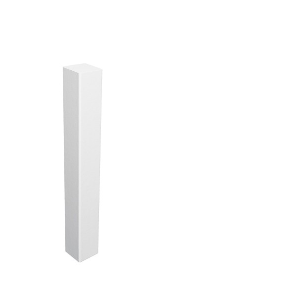 Universal corner block corner tower corner bar MDF WHITE 155mm