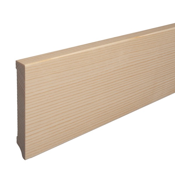 Solid Wood Skirting Spruce ROH Weimar Profile Modern Skirting 120mm