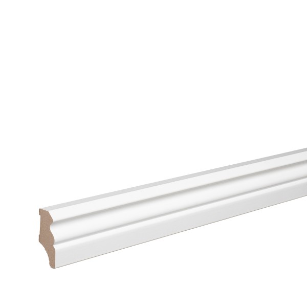 Skirting board in white - Hamburger Leiste | MDF & solid wood | skirting boards in white