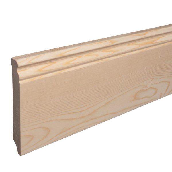 Solid wood skirting spruce ROH Hamburg Berlin profile baseboard 120mm