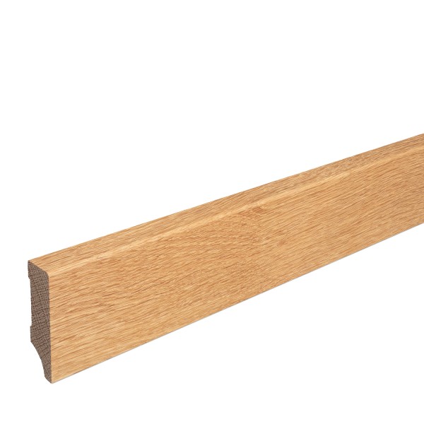 Skirting Solid Wood Oak Natural Oiled Weimar Profile Modern 60mm