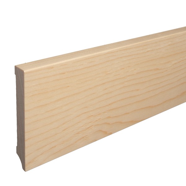 Solid wood skirting spruce OILED Weimar profile Modern skirting 120mm